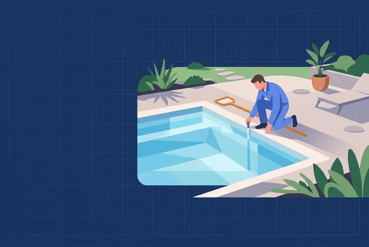 La soirée au bord de la piscine, travail terminé.